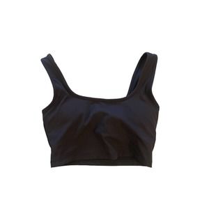 Adanola Brown Scoop Neck Sports Bra